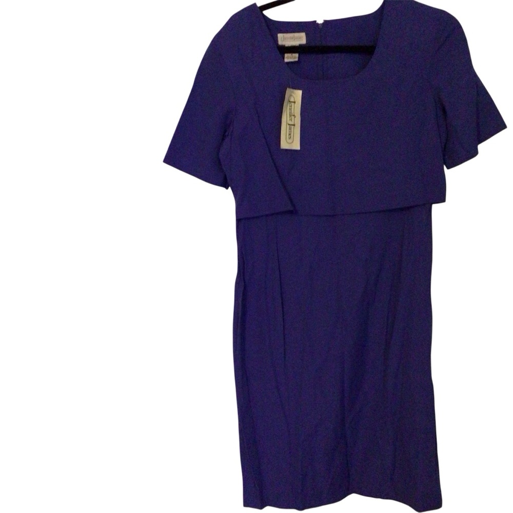 Jennifer James Blue Dress Size 8